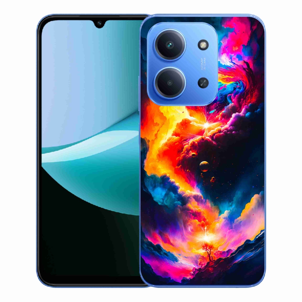 Gelový kryt mmCase na Xiaomi Redmi 15C 4G/5G (173mm) - abstraktní motiv