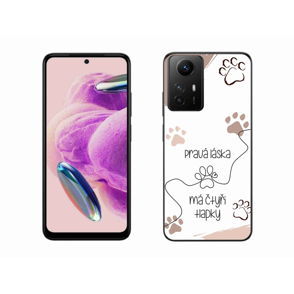 Gelový kryt mmCase na Xiaomi Redmi Note 12S - psí motiv 1 bílé pozadí