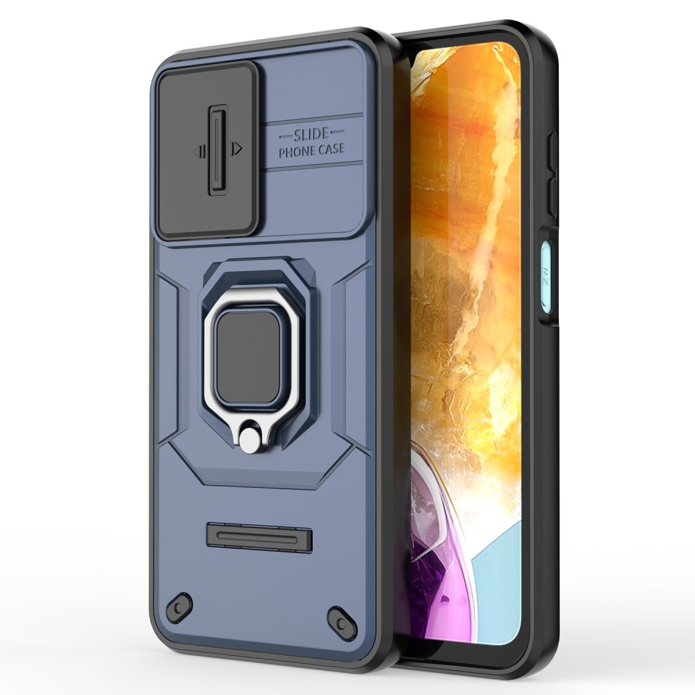 Lens odolný hybridní kryt na Samsung Galaxy M15 5G - modrý