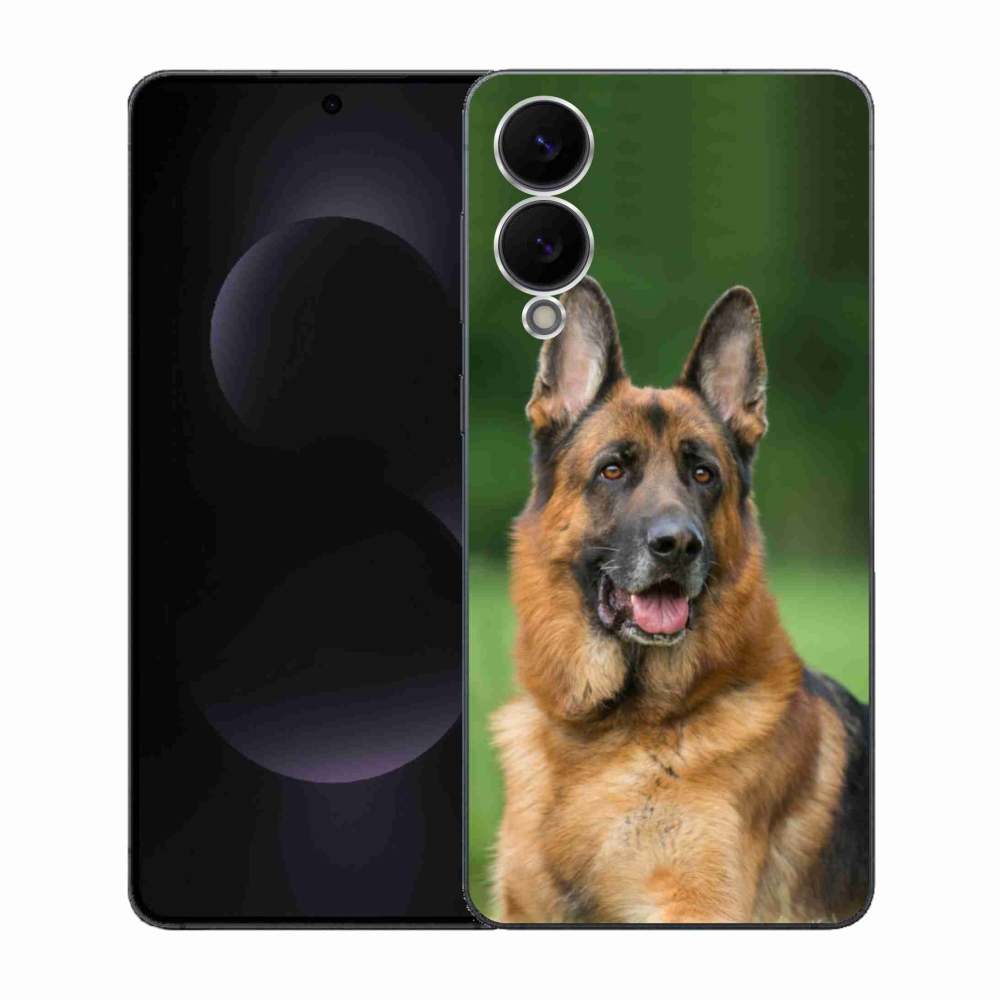 Gelový kryt mmCase na Samsung Galaxy S25 Edge - německý ovčák