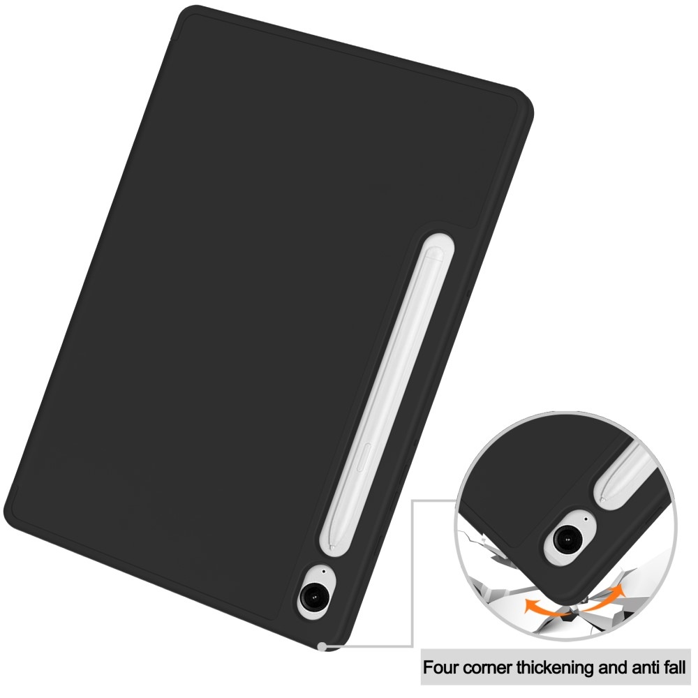 Case chytré zavírací pouzdro na Samsung Galaxy Tab S9 FE/Tab S10 FE - černé