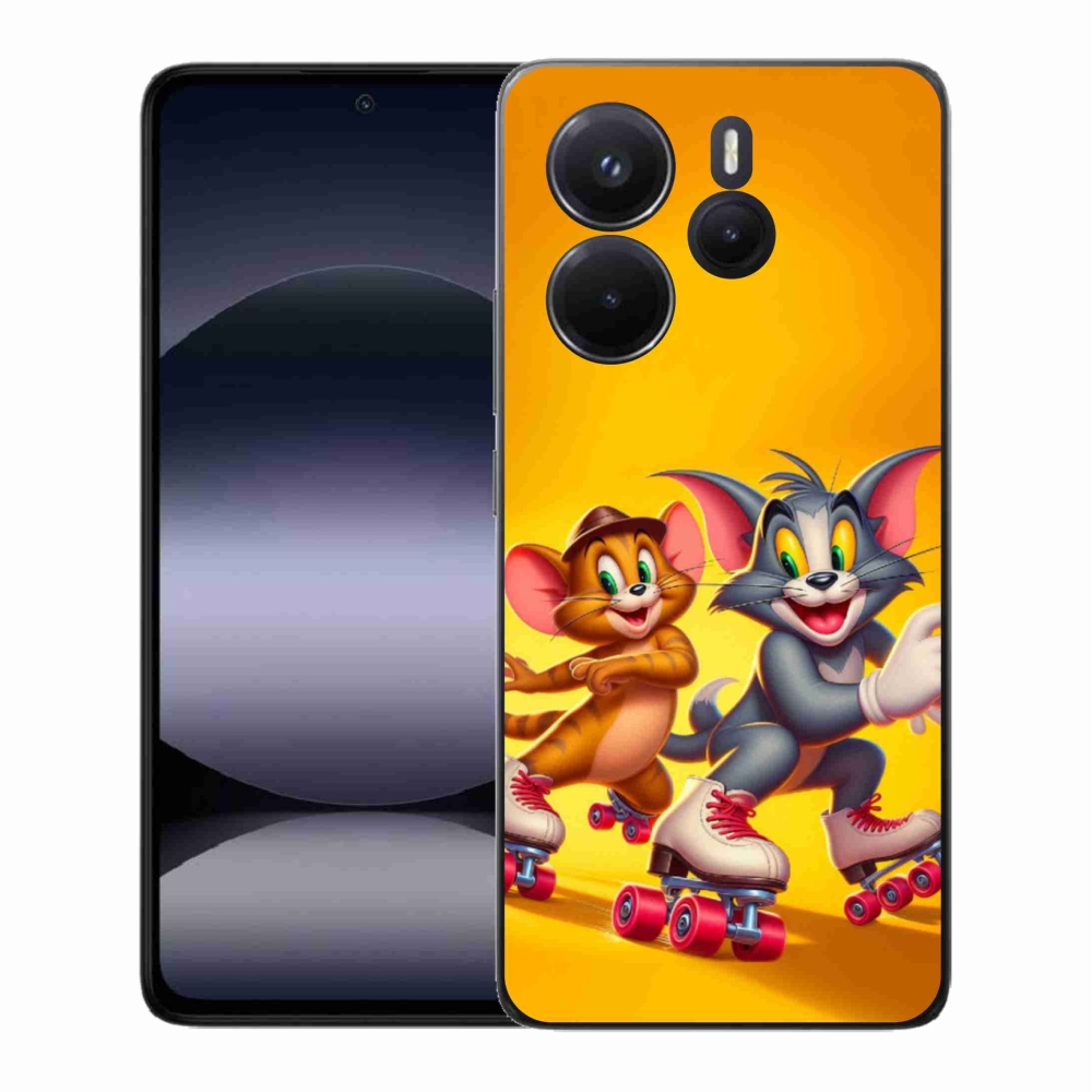 Gelový kryt mmCase na Xiaomi Redmi Note 14 - tom a jerry