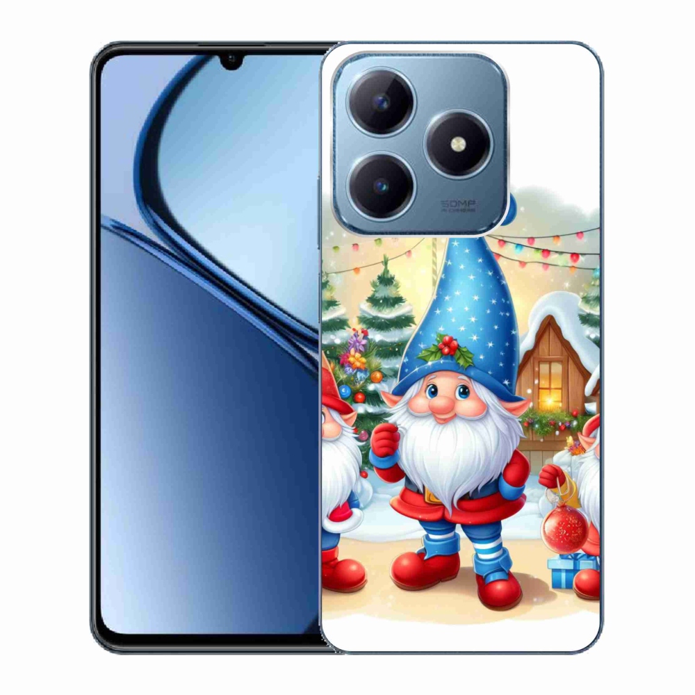 Gelový kryt mmCase na Realme C63 - vánoční skřítci