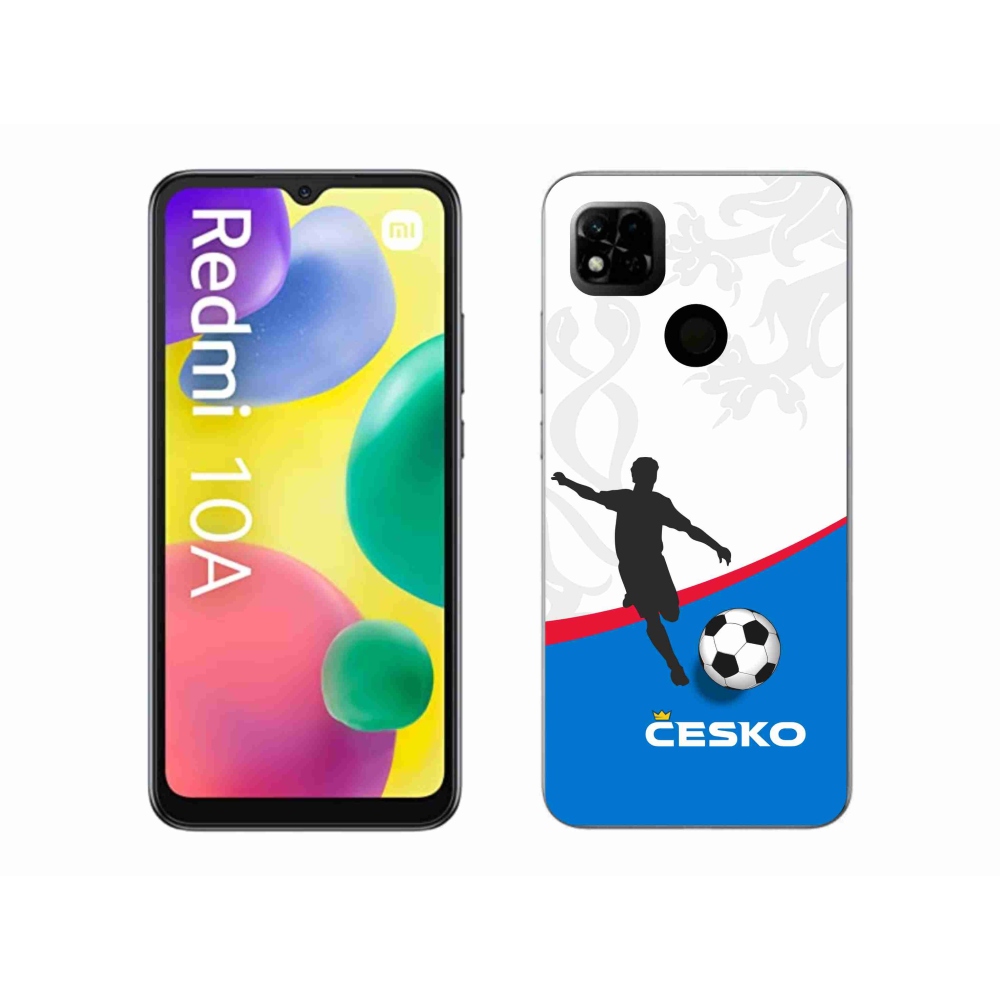 Gelový kryt mmCase na Xiaomi Redmi 10A - fotbal Česko 1