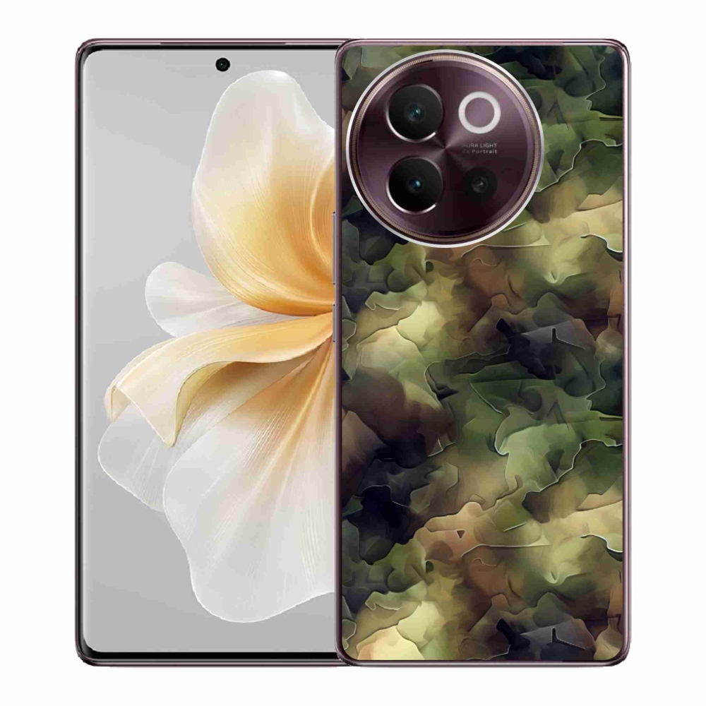 Gelový kryt mmCase na Vivo V40 Lite 5G - maskáčový vzor 10