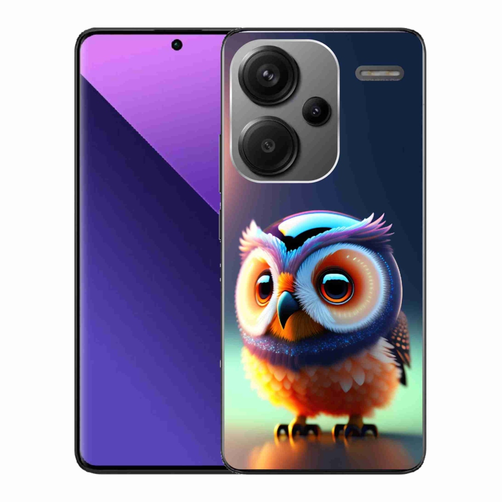 Gelový kryt mmCase na Xiaomi Redmi Note 13 Pro+ 5G - sovička