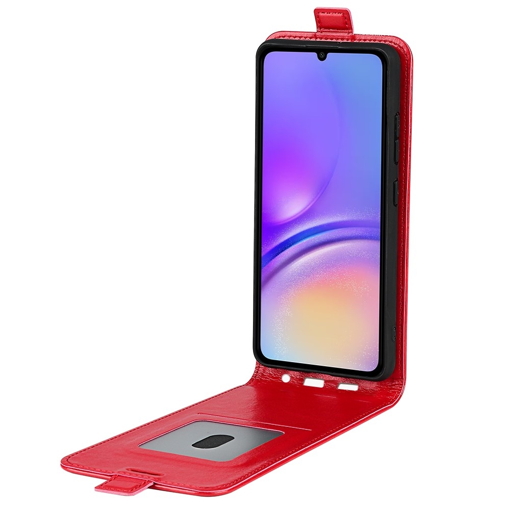 Vertical knížkové pouzdro na Samsung Galaxy A06 4G - červené