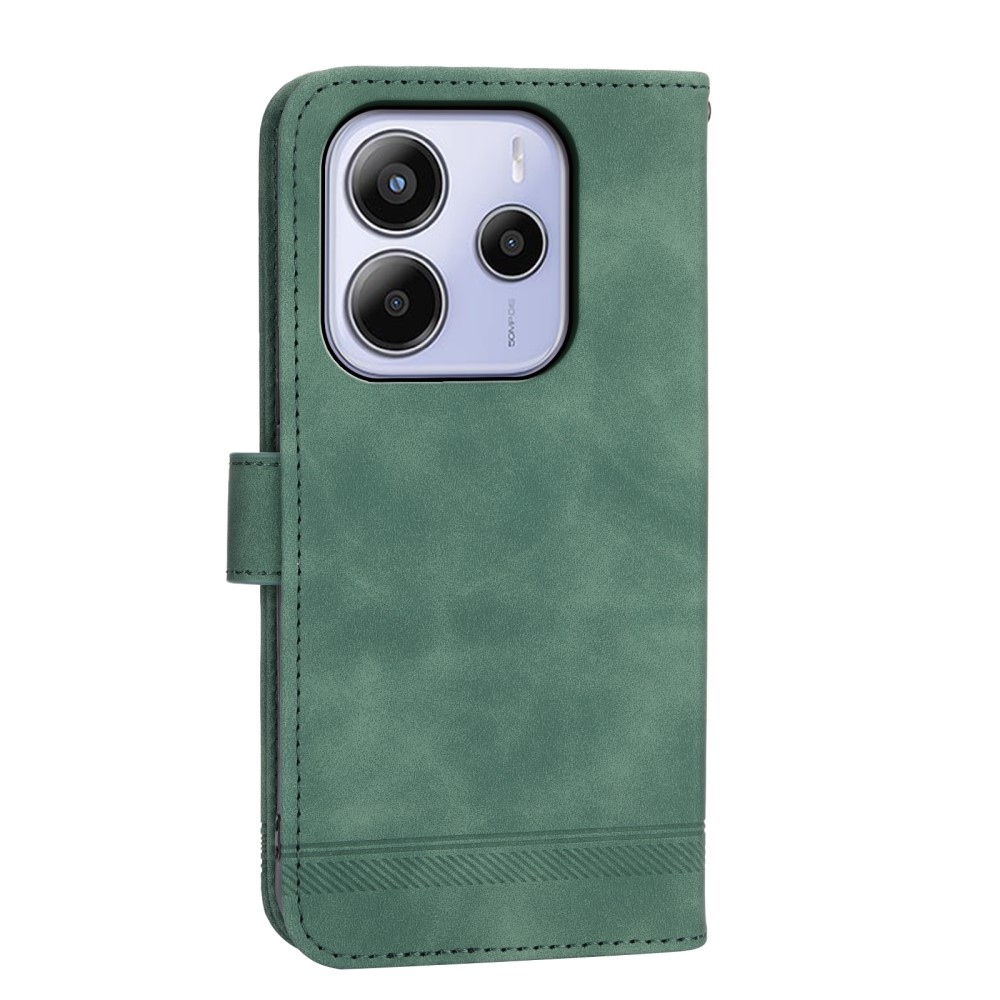 DIERFENG knížkové pouzdro na Xiaomi Redmi Note 14 - zelené
