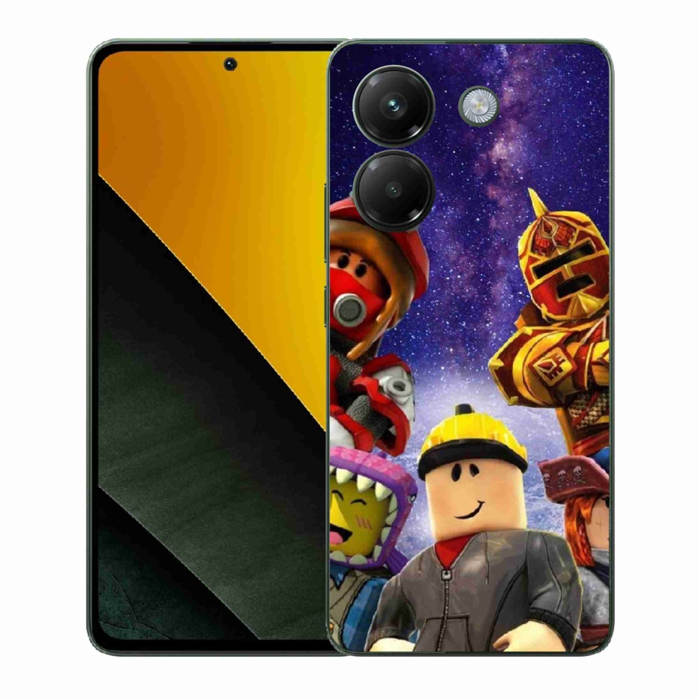 Gelový kryt mmCase na Xiaomi Poco M7 Pro 5G - roblox 3
