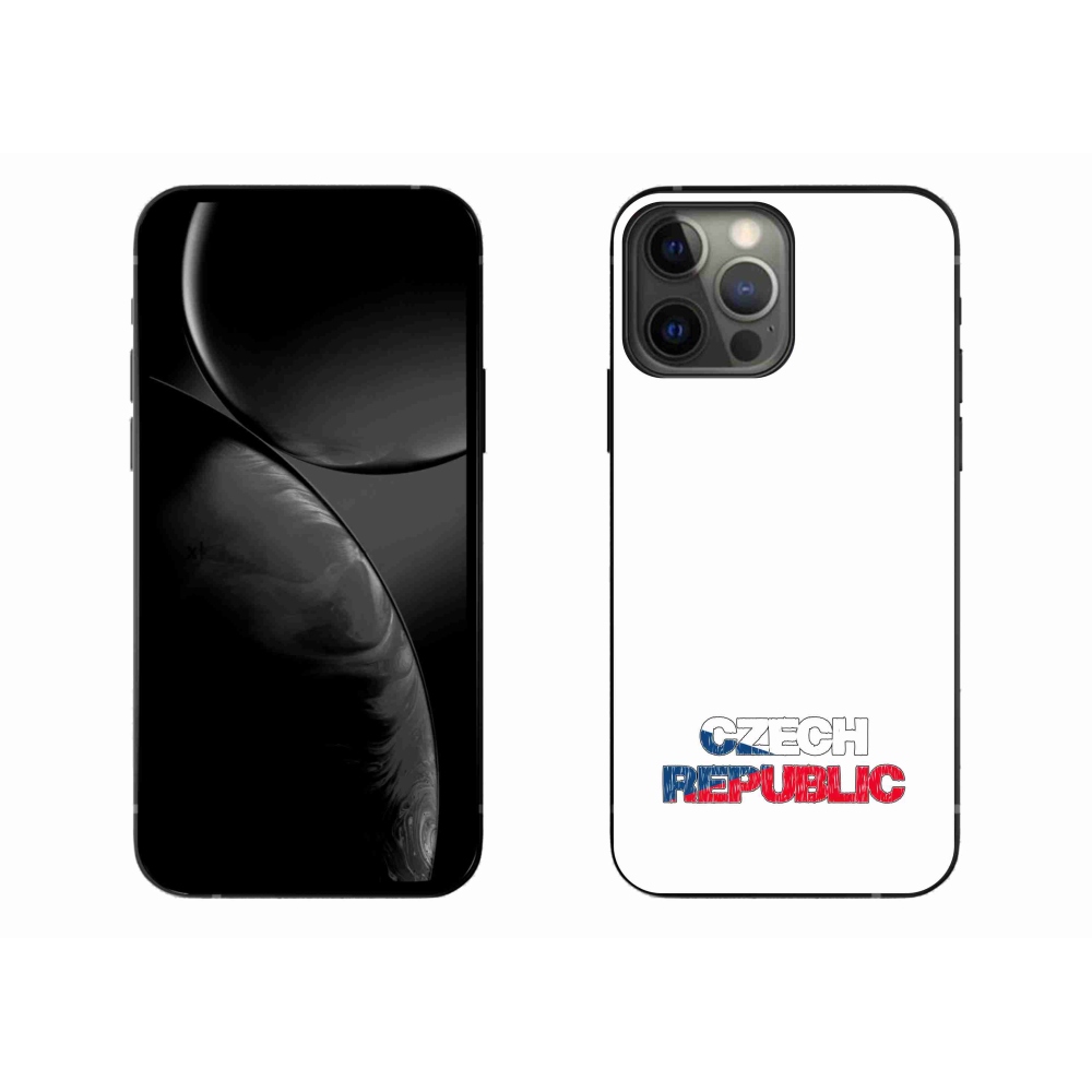 Gelový kryt mmCase na iPhone 13 Pro Max 6.7 - Czech Republic bílé pozadí
