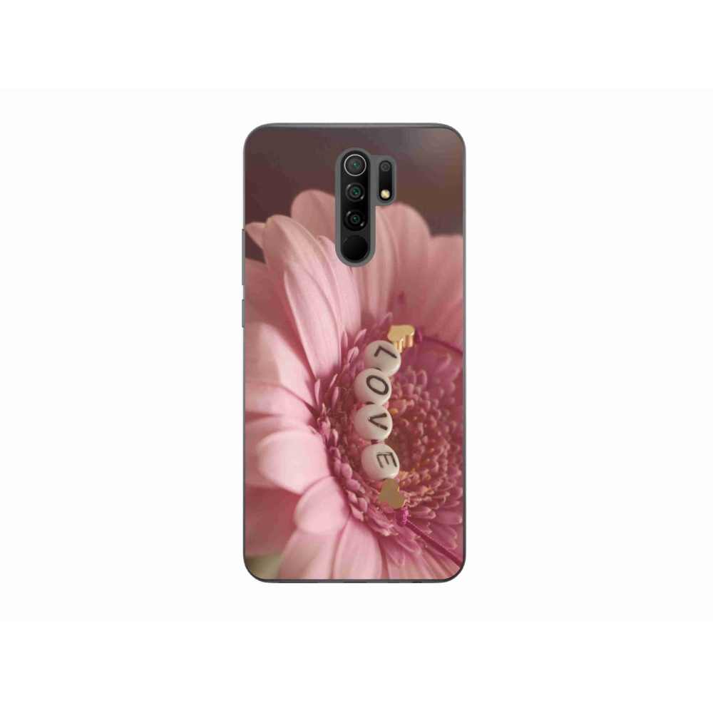 Gelový kryt mmCase na Xiaomi Redmi 9 - přívěsek love