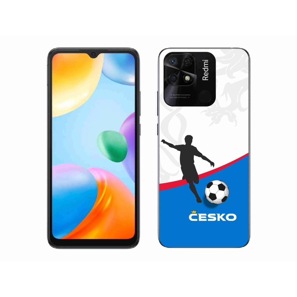 Gelový kryt mmCase na Xiaomi Redmi 10C - fotbal Česko 1
