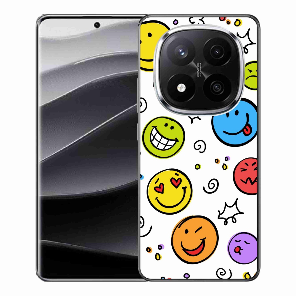 Gelový kryt mmCase na Xiaomi Redmi Note 14 Pro+ 5G - smajlíci