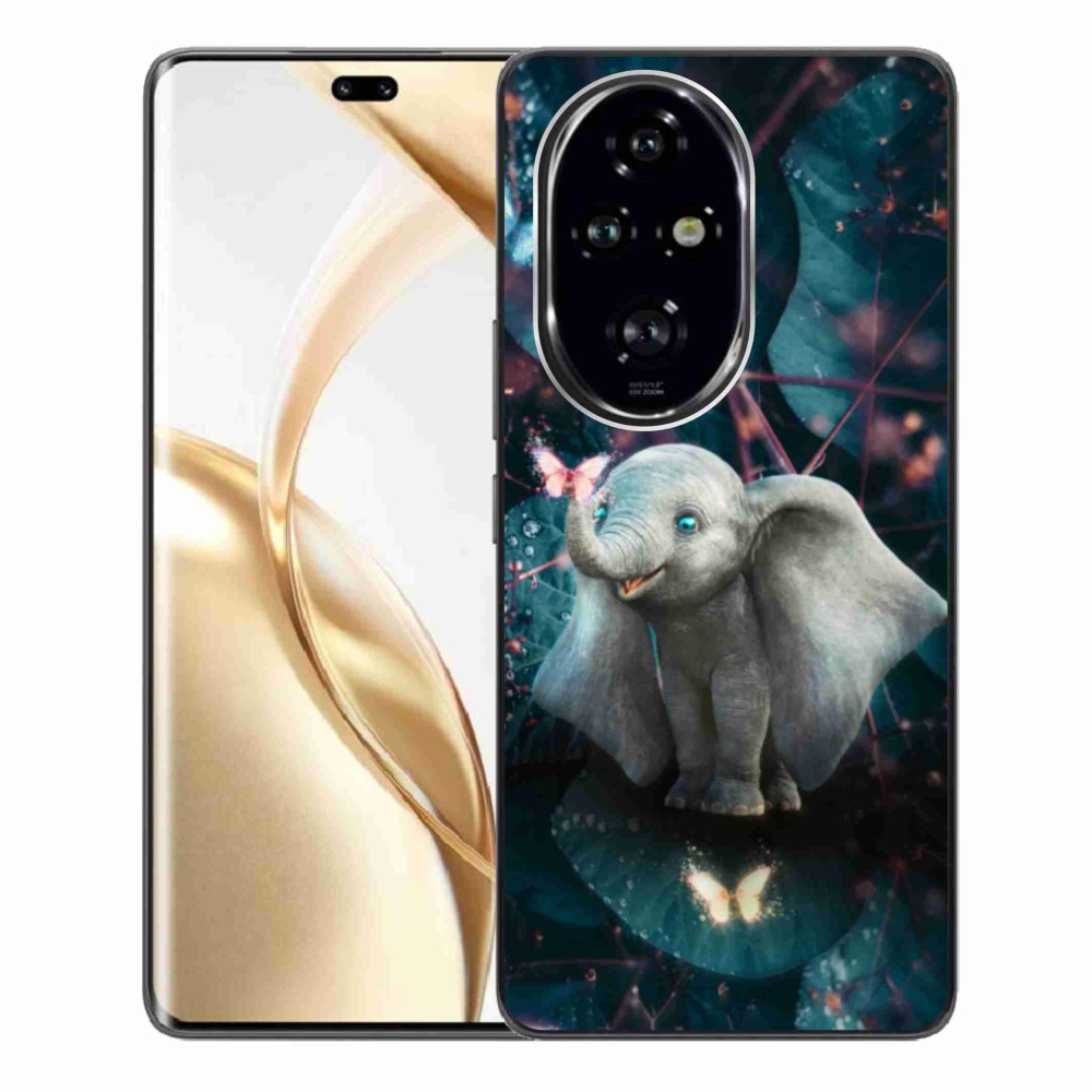 Gelový kryt mmCase na Honor 200 Pro 5G - roztomilý slon
