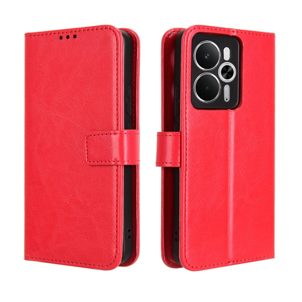 Crazy knížkové pouzdro na Realme 14 5G/14T 5G - červené
