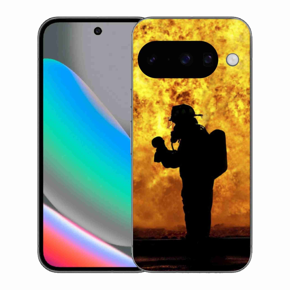 Gelový kryt mmCase na Google Pixel 10 - hasič