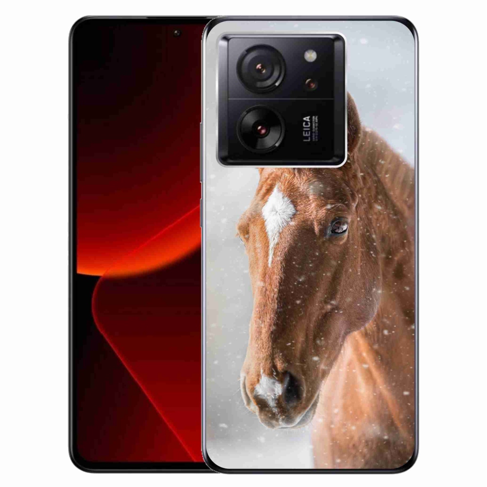 Gelový kryt mmCase na Xiaomi 13T/13T Pro - hnědý kůň 2