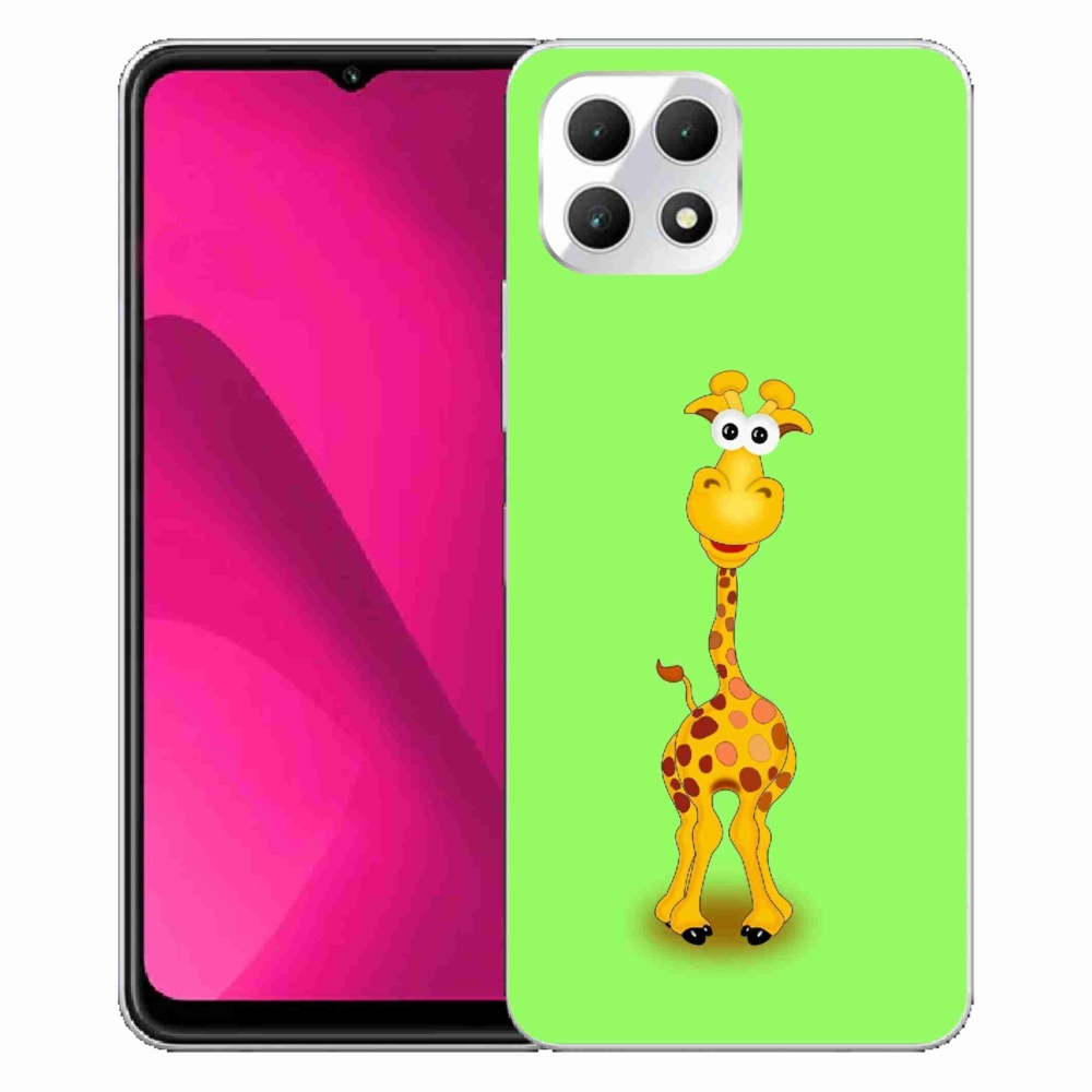 Gelový kryt mmCase na T-Mobile T Phone 2 - kreslená žirafa