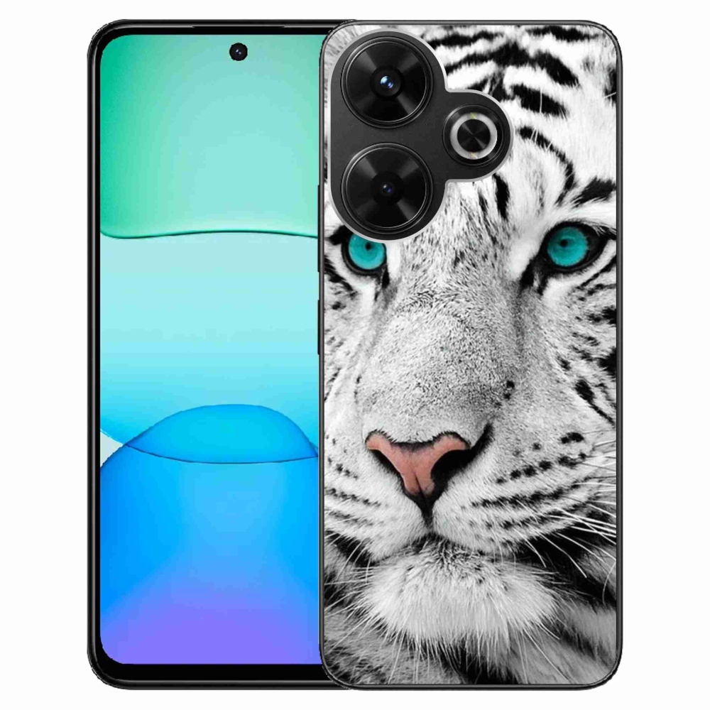 Gelový kryt mmCase na Xiaomi Redmi 13 4G/Poco M6 4G - bílý tygr