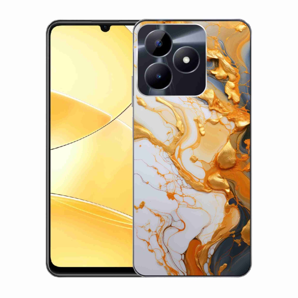 Gelový kryt mmCase na Realme C51/C53 - abstraktní motiv 6