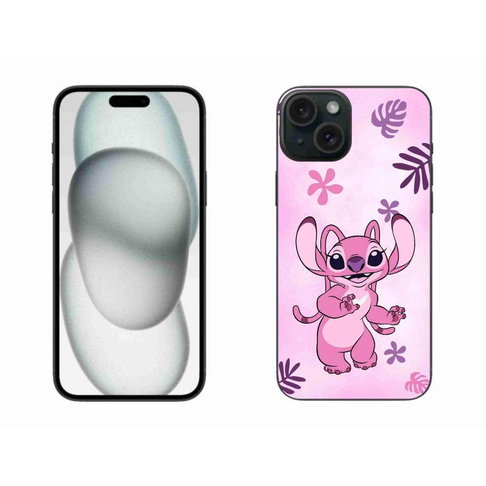 Gelový kryt mmCase na iPhone 15 Plus - stitch 3