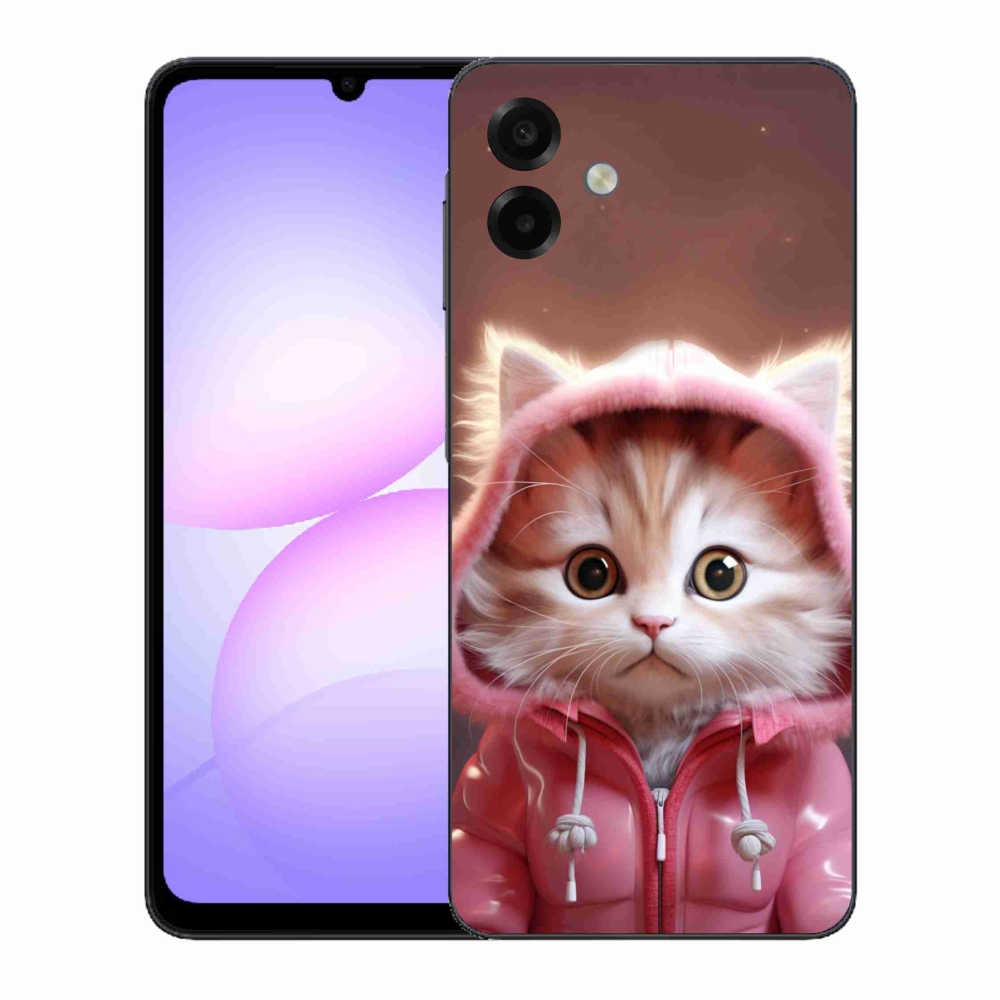 Gelový kryt mmCase na Samsung Galaxy A07 4G - roztomilé kotě 3
