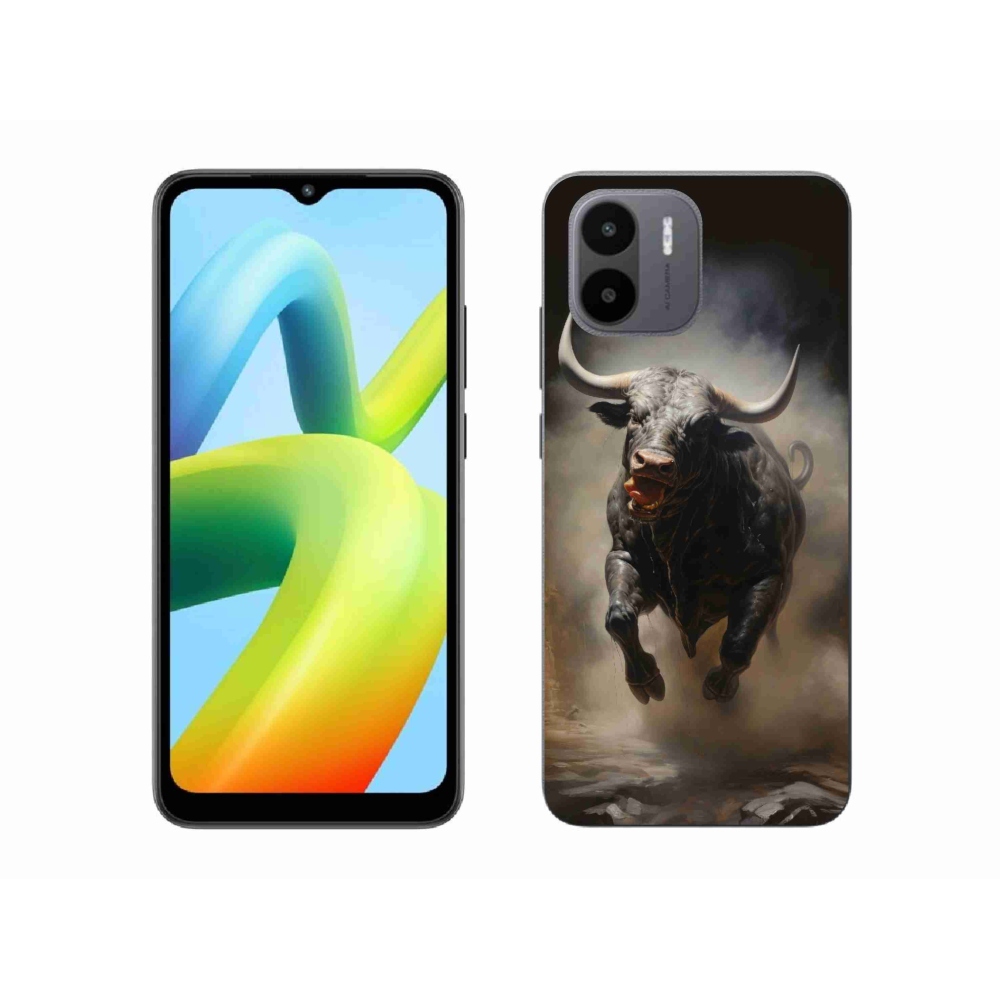 Gelový kryt mmCase na Xiaomi Redmi A1/Redmi A2 - rozzuřený býk
