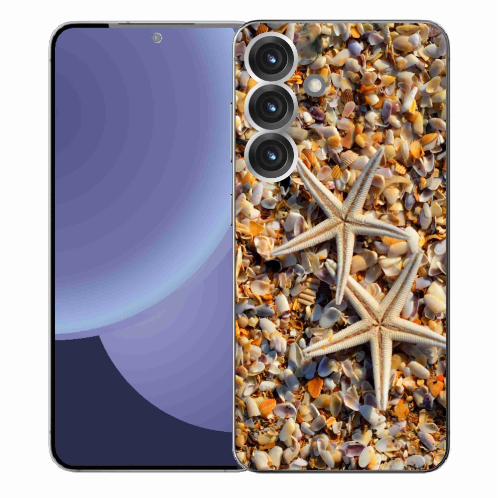 Gelový kryt mmCase na Samsung Galaxy S25+ - mořské hvězdice