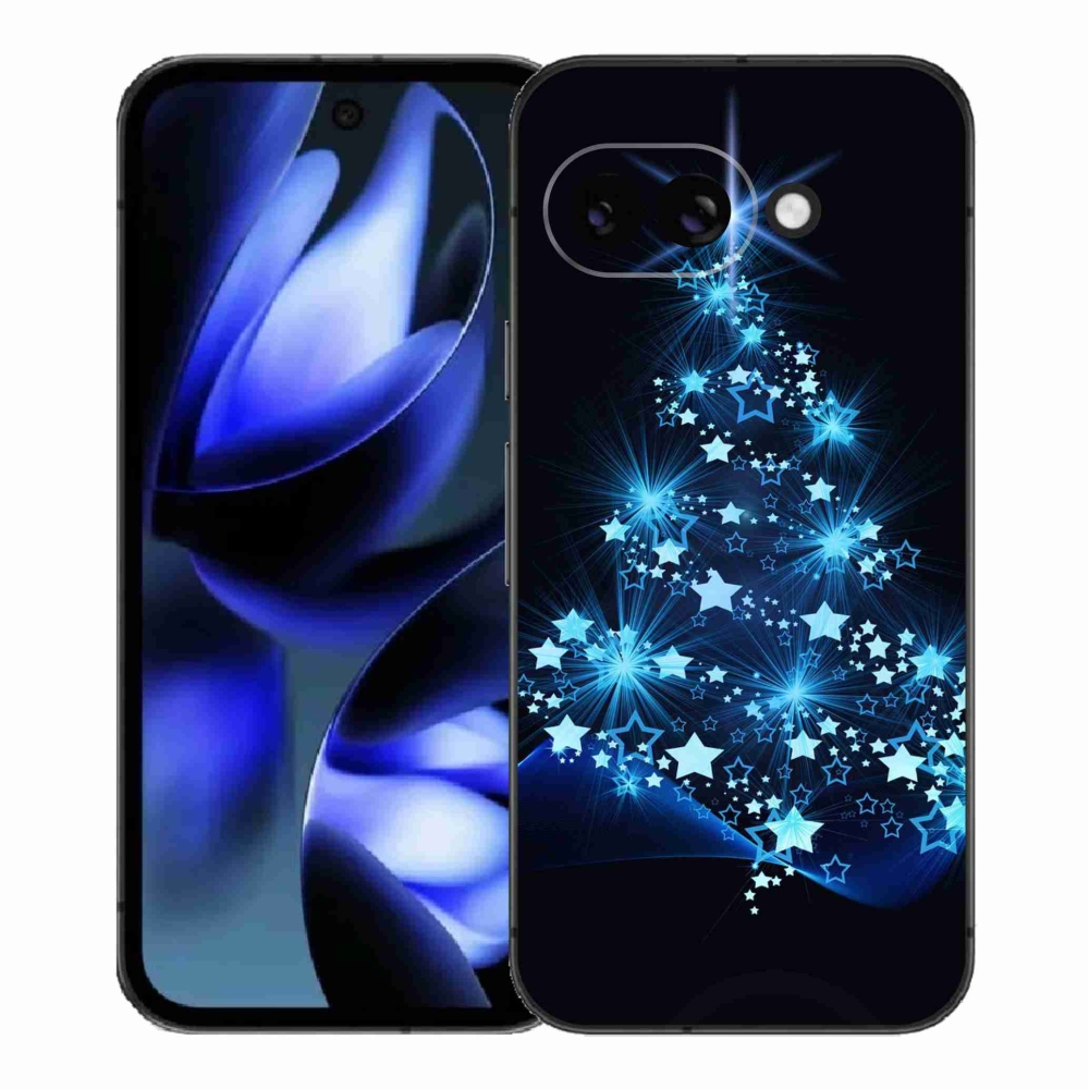 Gelový kryt mmCase na Google Pixel 9a - vánoční stromek