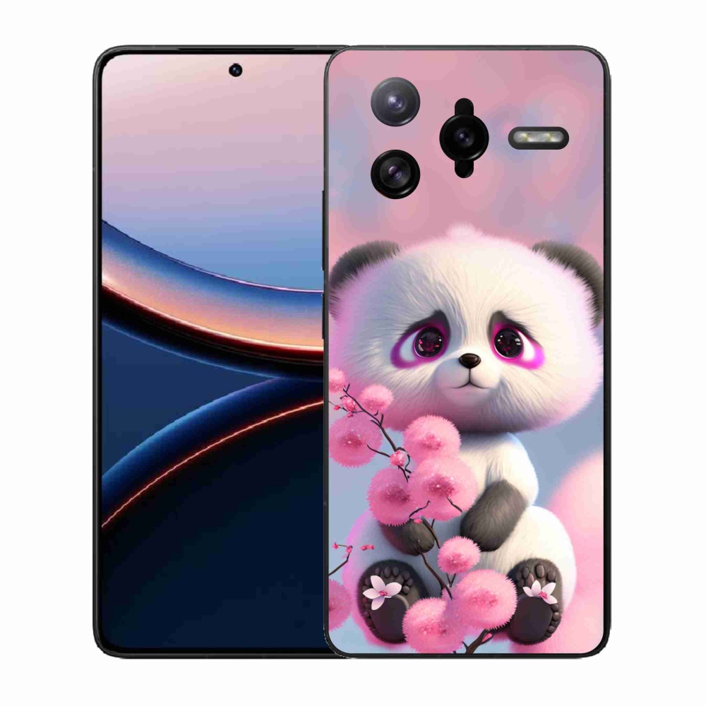 Gelový kryt mmCase na Xiaomi Poco F7 Ultra - roztomilá panda 1