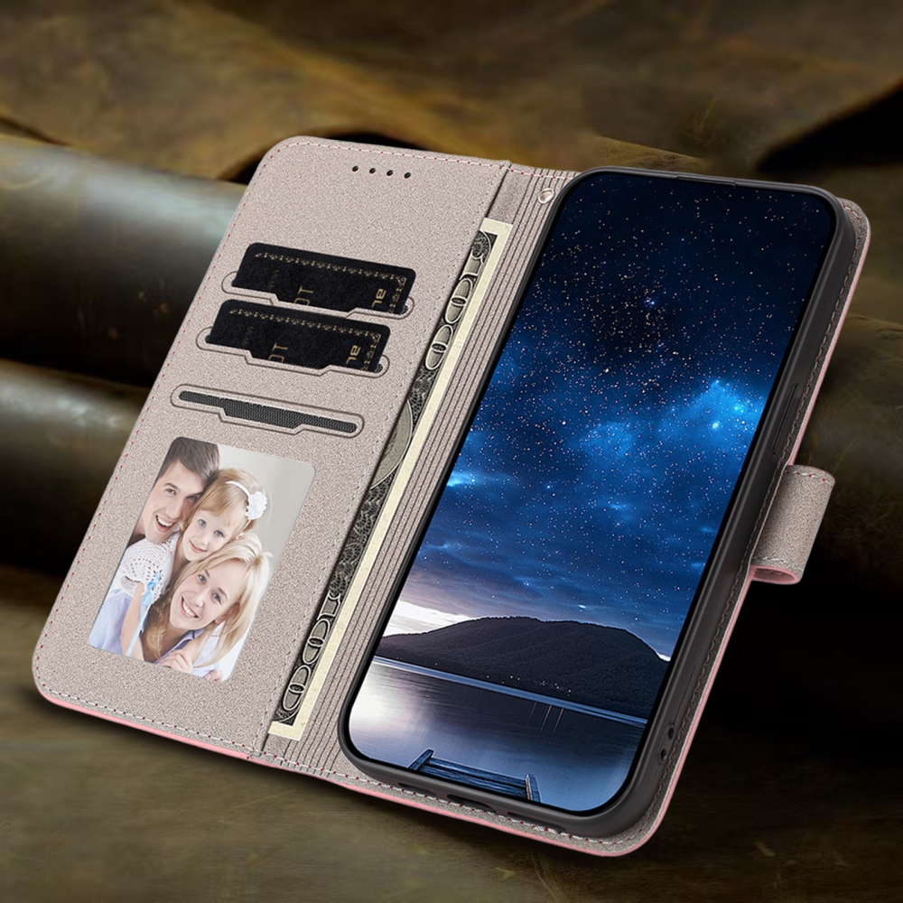 Snap knížkové pouzdro na Samsung Galaxy A07 4G - růžové