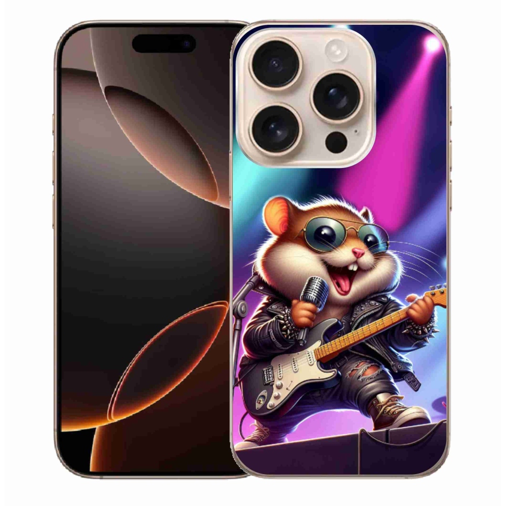 Gelový kryt mmCase na iPhone 16 Pro Max - křeček rocker