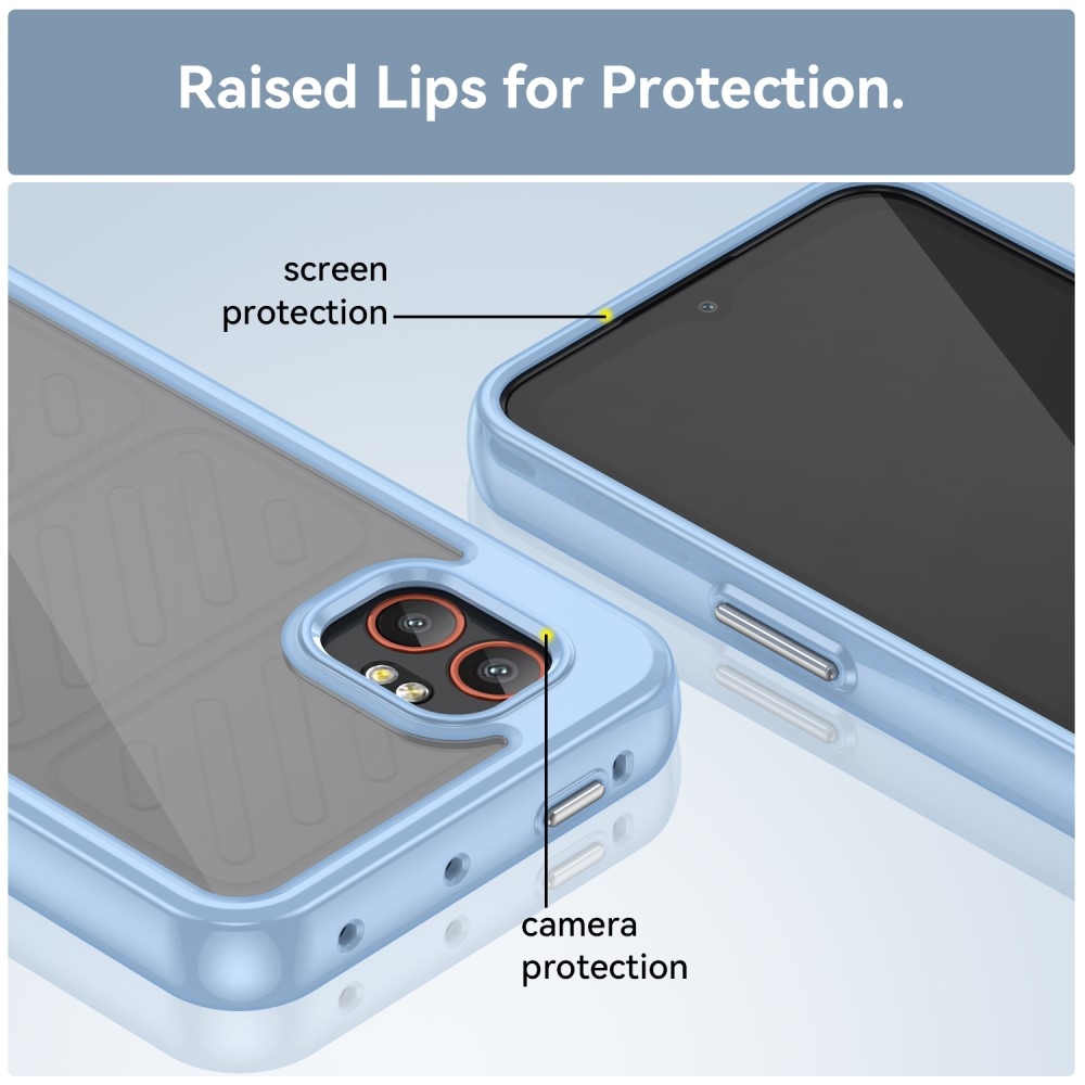 Gelový obal s pevnými zády na Samsung Galaxy Xcover 7 Pro - modré