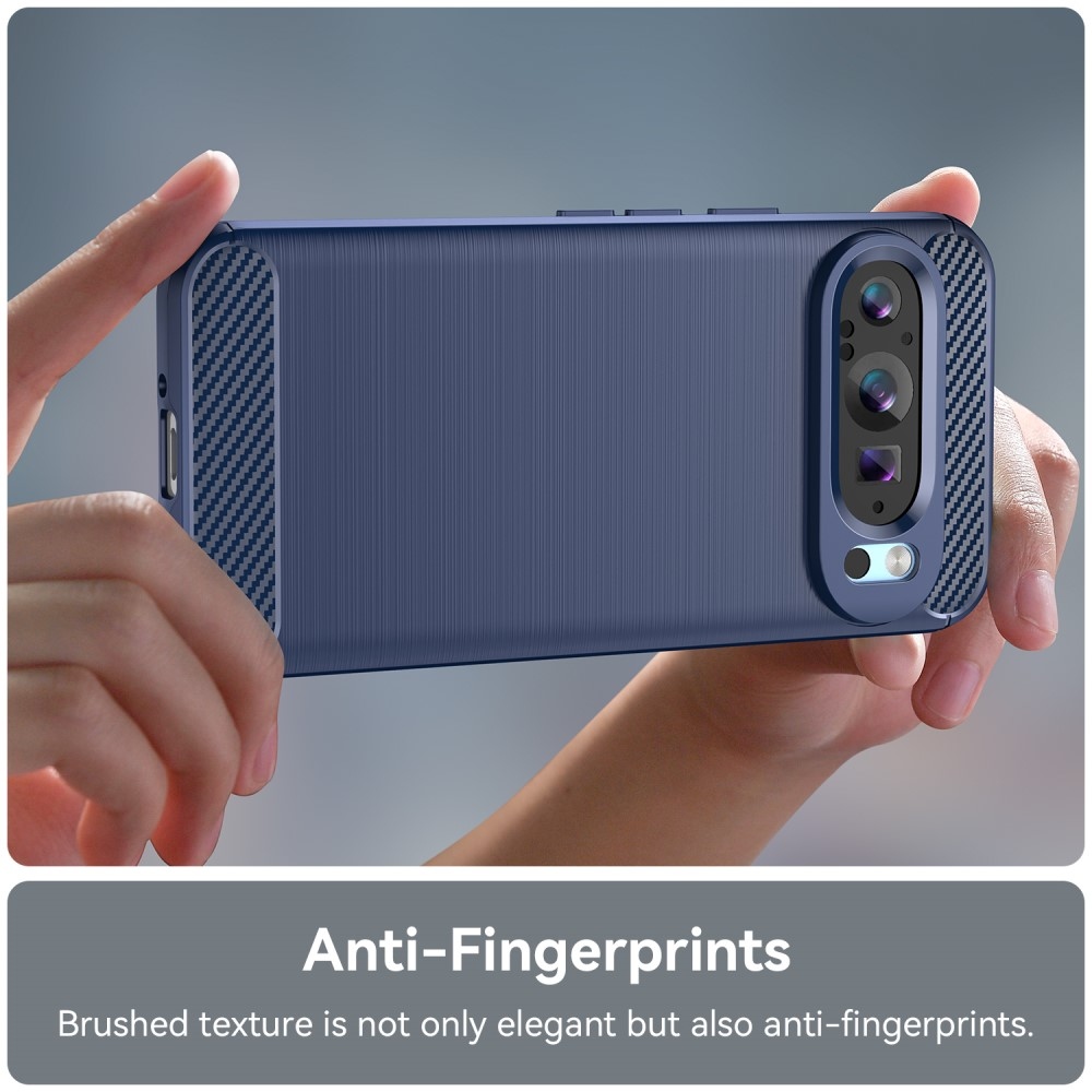 Carbon odolný gelový obal na Google Pixel 9/9 Pro - modrý