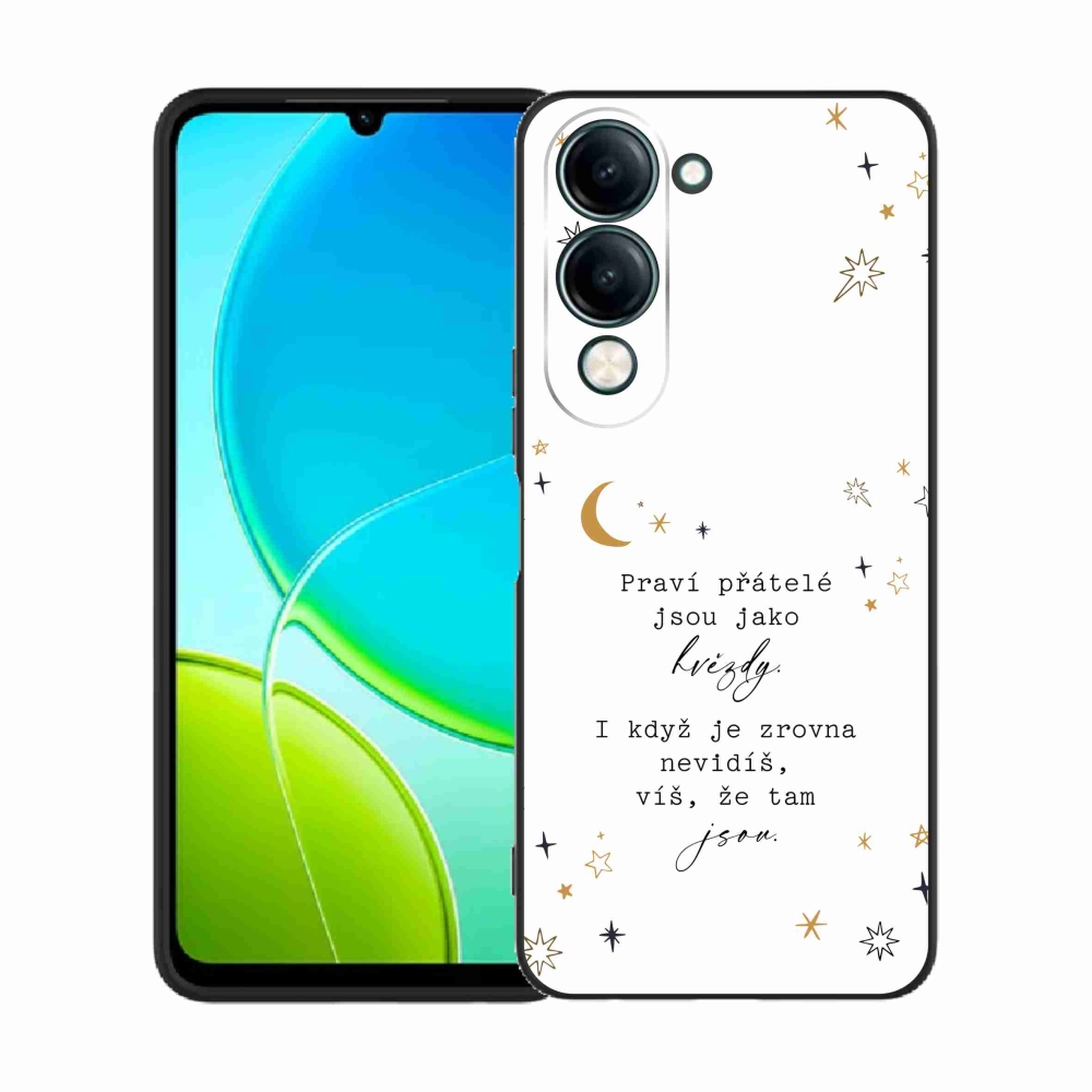 Gelový kryt mmCase na Vivo Y29s 5G - citát 6 bílé pozadí