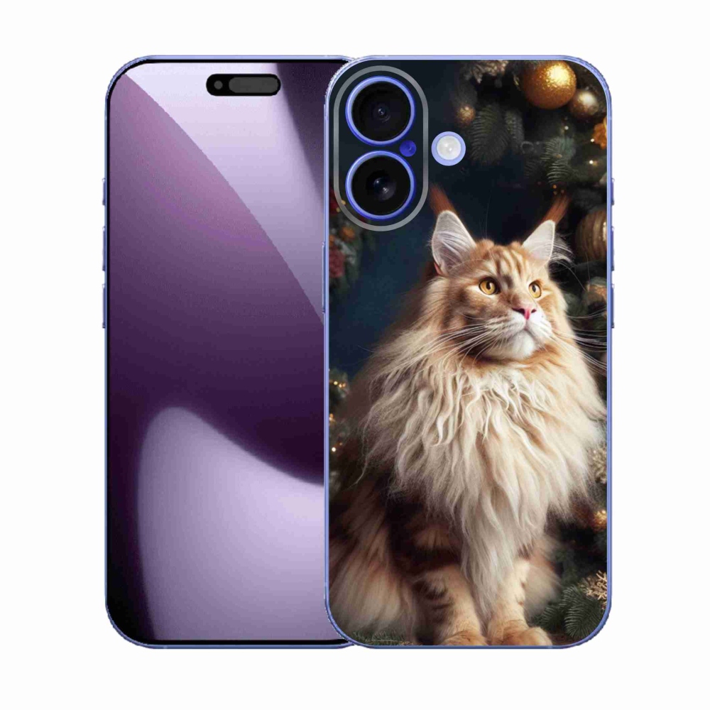 Gelový kryt mmCase na iPhone 17 - kočka u stromku
