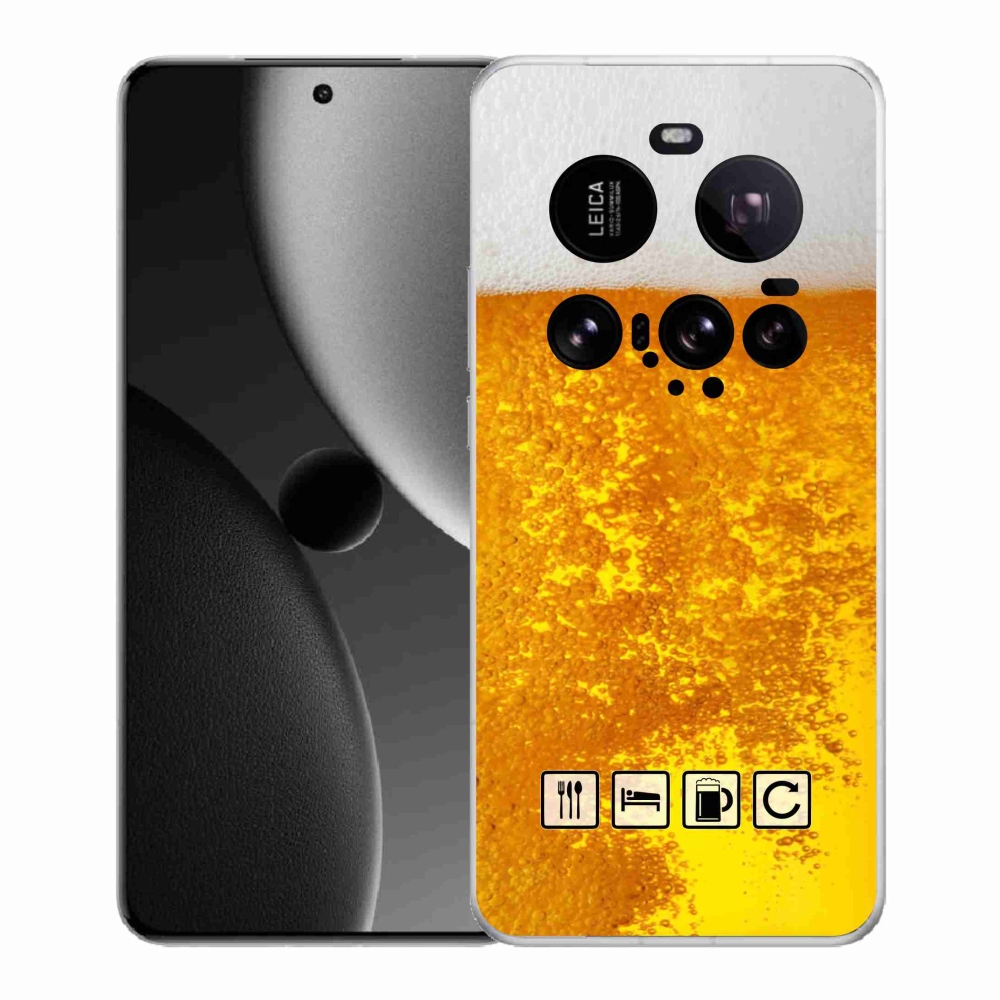 Gelový kryt mmCase na Xiaomi 15 Ultra - pivní motiv 3
