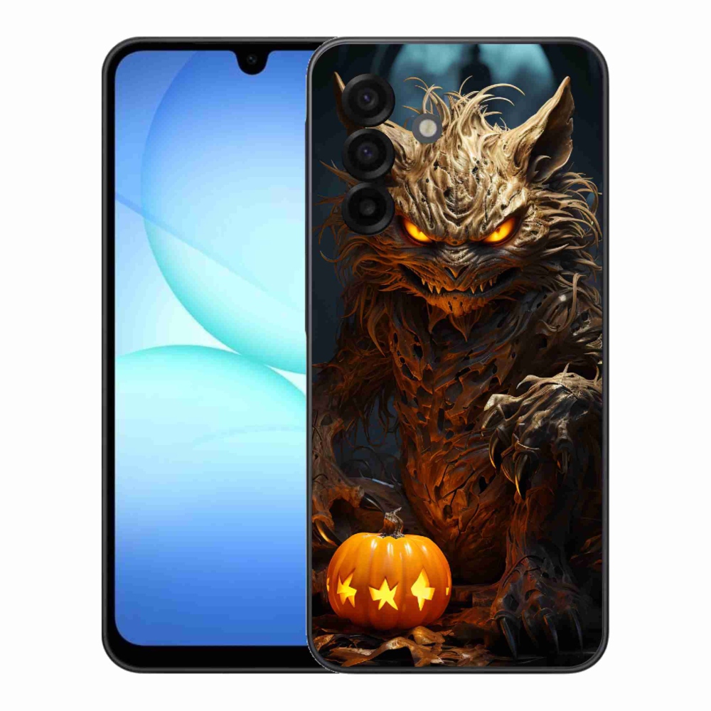 Gelový kryt mmCase na Samsung Galaxy A17 5G - halloweenská příšera