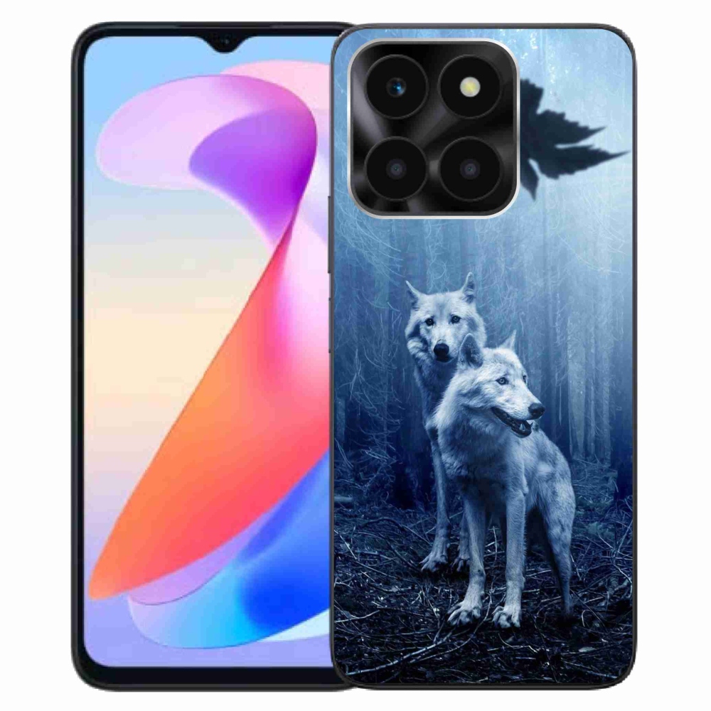 Gelový kryt mmCase na Honor X6a - vlci v lese