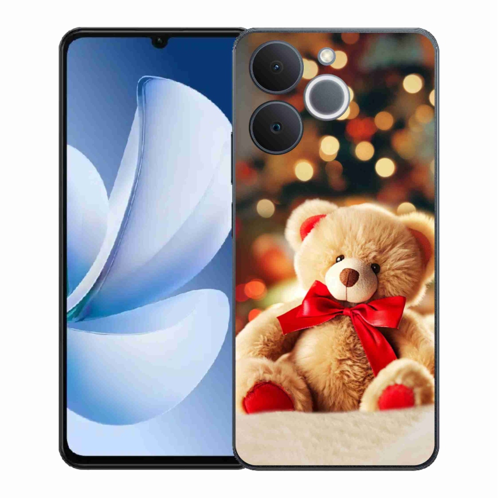 Gelový kryt mmCase na Realme Note 70T - plyšový medvídek