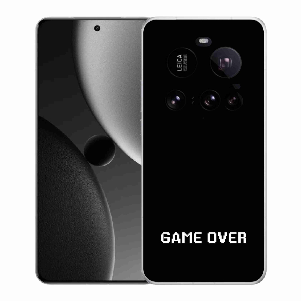Gelový kryt mmCase na Xiaomi 15 Ultra - game over černé pozadí
