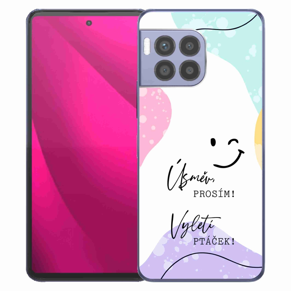 Gelový kryt mmCase na T-Mobile T Phone 2 Pro - vtipný text 4 bílé pozadí