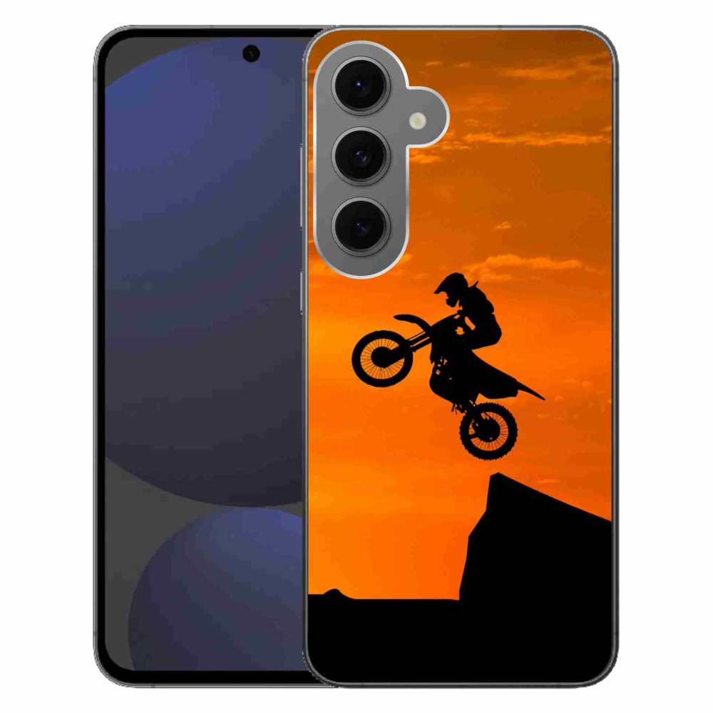 Gelový kryt mmCase na Samsung Galaxy S24 FE - motocross