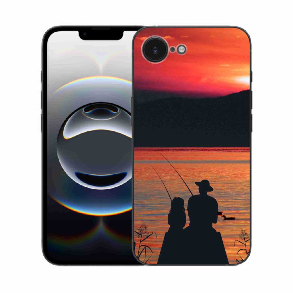 Gelový kryt mmCase na iPhone 16e - rybaření 3