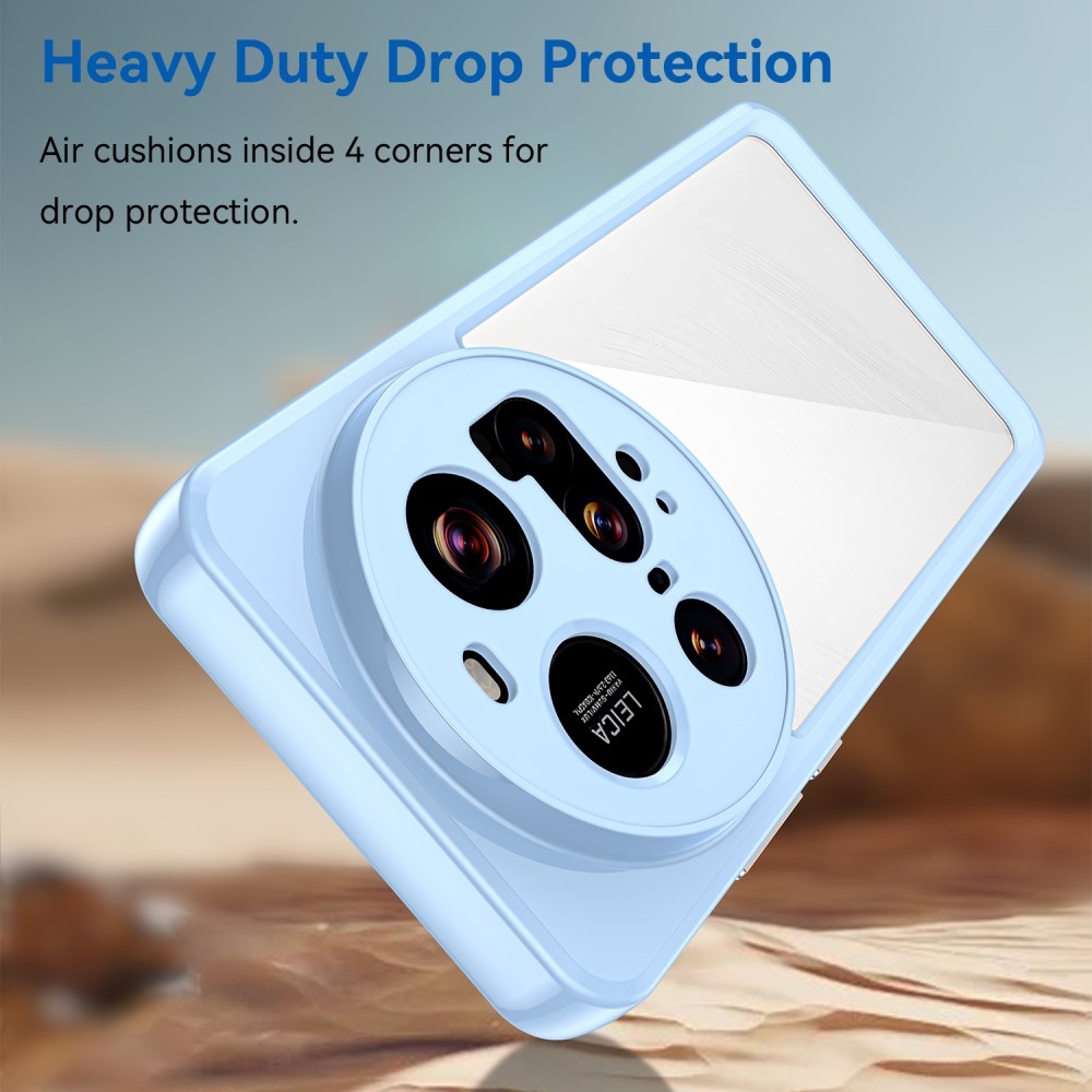 Gelový obal s pevnými zády na Xiaomi 15 Ultra - modrý