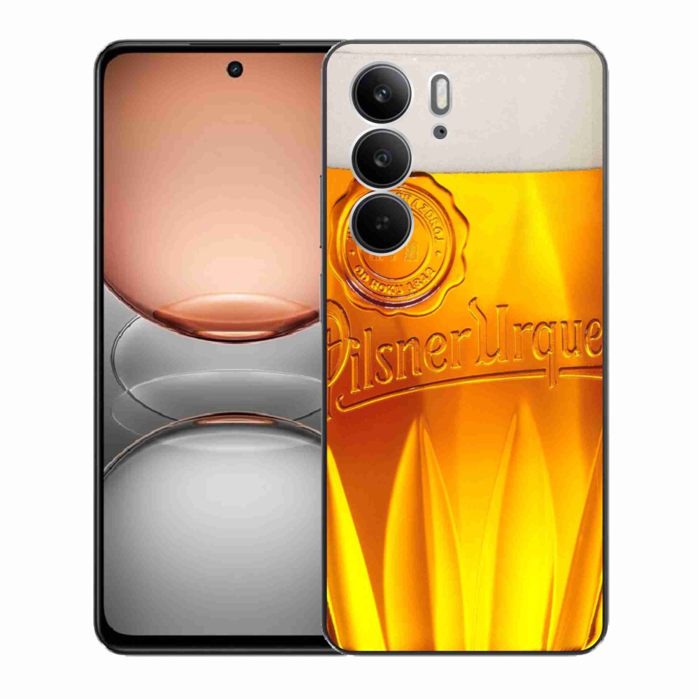 Gelový kryt mmCase na Realme C75 - pivo