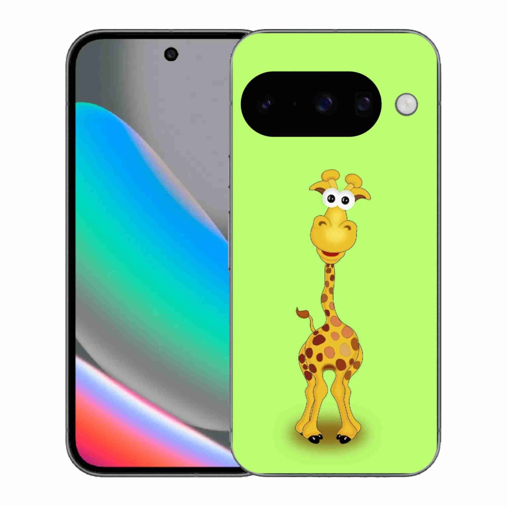 Gelový kryt mmCase na Google Pixel 10 - kreslená žirafa
