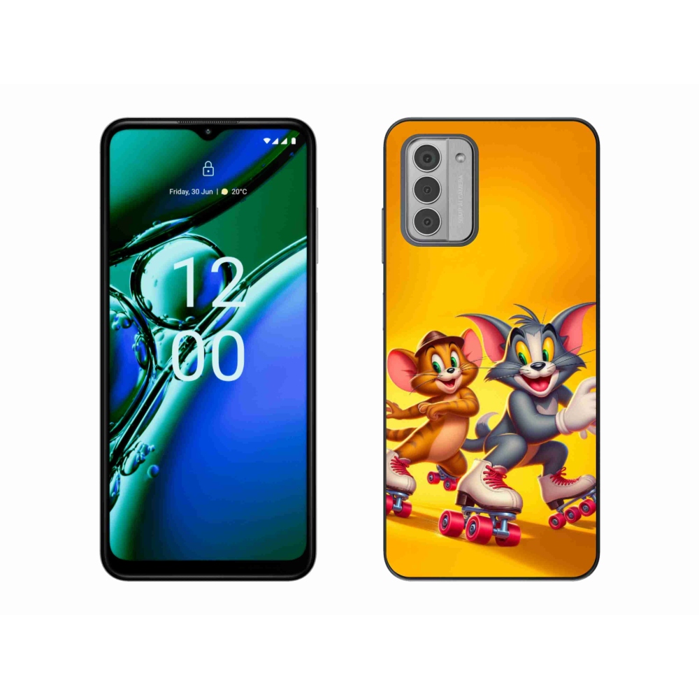 Gelový kryt mmCase na Nokia G42 - tom a jerry