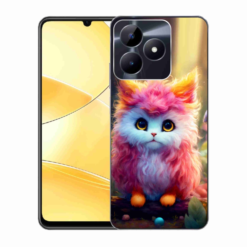 Gelový kryt mmCase na Realme C51/C53 - roztomilé kotě 5