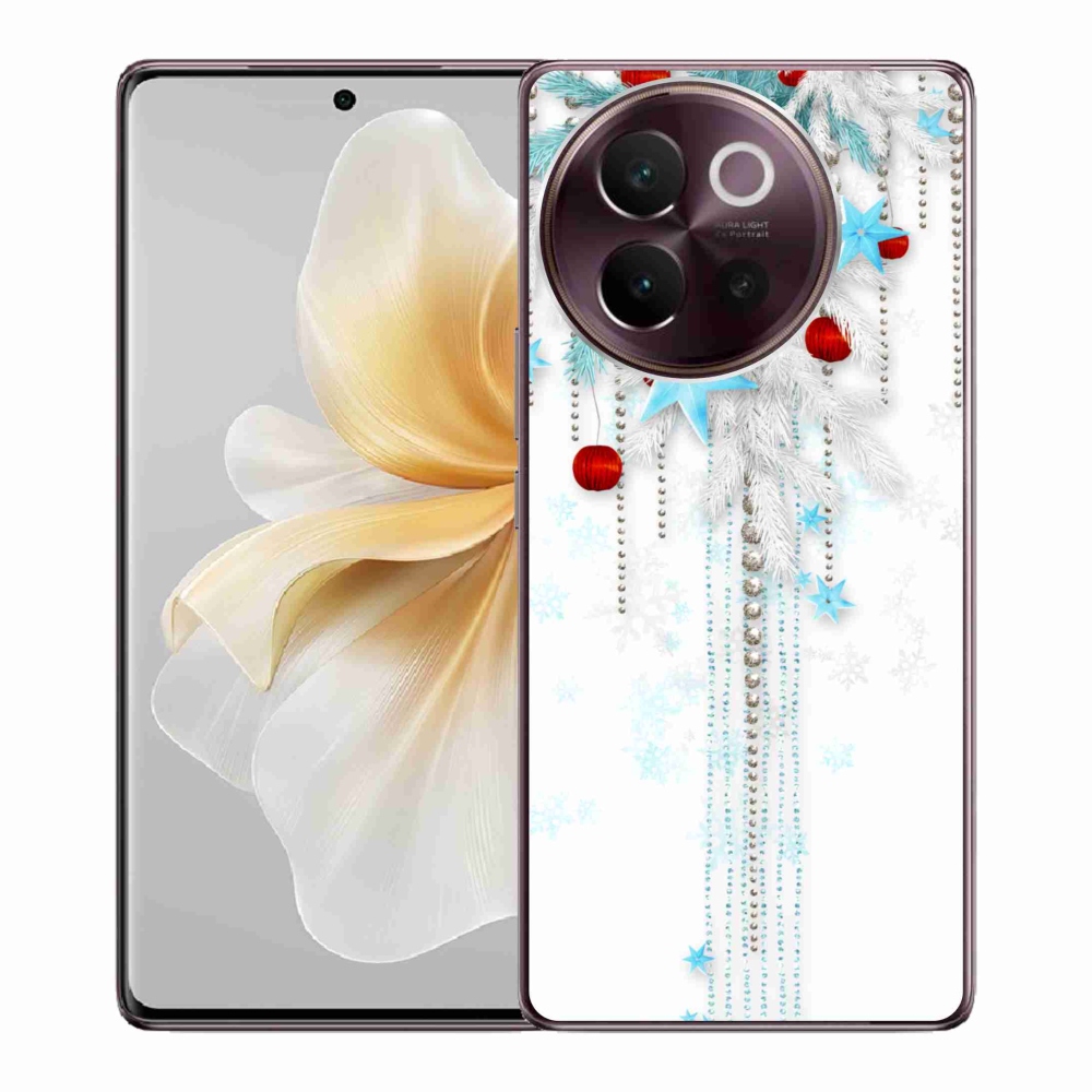 Gelový kryt mmCase na Vivo V40 Lite 5G - vánoční ozdoby